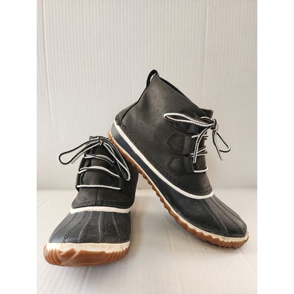 SOREL Out and About Low Duck Rain Boots Size 8 - Picture 1 of 10